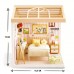 Конструктор Mini House румбокс серии Интерьер – Спальня (свет) (8004)