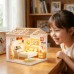 Конструктор Mini House румбокс серии Интерьер – Спальня (свет) (8004)