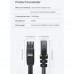 Патч-корд 15м UTP cat 6 RJ45 TopSpeed Ethernet Round Cable Black Essager (EXCWXY-JSE01)