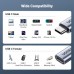 Дата кабель Ugreen USB-C M/F 1.0m 5A 10Gbps USB 3.1 black (30205)