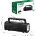 Акустична система NEWVEW NV-9010 Solar Panel/BT/USB/TF/FM Black (NWVW-NV-9010-BK)