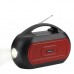 Акустична система NEWVEW NV-V50 Solar Panel/BT/USB/TF/FM/AUX Red (NWVW-NV-V50-RD)