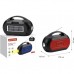 Акустична система NEWVEW NV-V50 Solar Panel/BT/USB/TF/FM/AUX Red (NWVW-NV-V50-RD)
