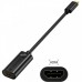 Перехідник USB-C M to HDMI F 0.15m 4K60Hz black Choetech (HUB-H04BK-V5)