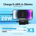 Зарядний пристрій Vention 1xUSB-C PD20W + cable USB-C to USB-C black (G16B0-EU)