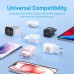 Зарядний пристрій Vention 1xUSB-C PD20W GaN + cable USB-C to USB-C white (TZ-FEPW0-EU-01)