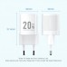 Зарядний пристрій Vention 1xUSB-C PD20W GaN + cable USB-C to USB-C white (TZ-FEPW0-EU-01)