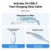 Зарядний пристрій Vention 1xUSB-C PD30W + cable USB-C to USB-C white (G18W0-EU)