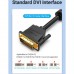 Кабель мультимедійний DVI M to VGA M 3.0m 24+5pin black Vention (EACBI)
