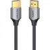 Кабель мультимедійний HDMI M to HDMI M 1.0m V2.0 4K60Hz PVC gray Vention (ALEHF)