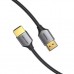 Кабель мультимедійний HDMI M to HDMI M 1.0m V2.0 4K60Hz PVC gray Vention (ALEHF)