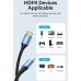 Кабель мультимедійний HDMI M to HDMI M 1.5m V2.0 4K60Hz aluminum alloy blue Vention (ALHSG)