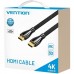 Кабель мультимедийный HDMI M to HDMI M 12.0m V2.0 4K60Hz braided zinc alloy black Vention (ALMBM)