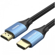 Кабель мультимедійний HDMI M to HDMI M 3.0m V2.0 4K60Hz aluminum alloy blue Vention (ALHSI)