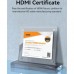Кабель мультимедійний HDMI M to HDMI M 3.0m V2.0 4K60Hz aluminum alloy blue Vention (ALHSI)