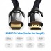 Кабель мультимедійний HDMI M to HDMI M 3.0m V2.0 4K60Hz braided zinc alloy black Vention (VAA-B05-B300)