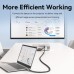Кабель мультимедійний HDMI M to HDMI M 3.0m V2.0 4K60Hz braided zinc alloy black Vention (ALMBI)