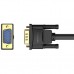 Кабель мультимедійний VGA M to VGA M 1.0m ferrite black Vention (DAEBF)