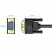 Кабель мультимедійний VGA M to VGA M 1.0m ferrite black Vention (DAEBF)