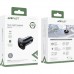 Зарядное устройство Acefast 1xUSB-C PD20W + 1xUSB QC3.0 18W car adapter metal (6974316280330)