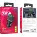 Зарядний пристрій BOROFONE 2xUSB QC3.0 36W car adapter black (6941991101205)