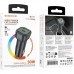 Зарядний пристрій BOROFONE 1xUSB-C PD30W + 1xUSB QC3.0 car adapter black (6941991110818)