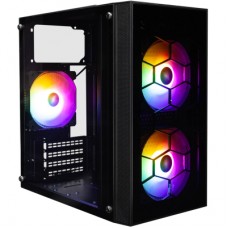 Корпус для ПК 1stPlayer X1-BK-3F1-PS-600FK-EU