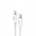 Дата кабель USB-C to USB-C 1.0m 240w White XO (NB-Q298-CC.white)