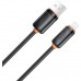 Дата кабель USB 2.0 AM to Lightning 1.0m 3A black XO (NB302-AI.black)