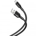 Дата кабель USB 2.0 AM to Micro 5P 1.0m 2A black XO (NB212-AM.black)