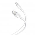 Дата кабель USB 2.0 AM to Micro 5P 1.0, 2A white XO (NB212-AM.white)