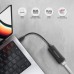 Перехідник USB-C to RJ45 Ethernet 1000Mbps black AXAGON (ADE-ARC)