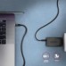 Дата кабель USB-C to USB-C 2.0m v3.2 Gen 1 PD 60W 3A black AXAGON (BUCM3-CM20AB)