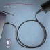 Дата кабель USB-C to USB-C 2.0m v3.2 Gen 1 PD 60W 3A black AXAGON (BUCM3-CM20AB)