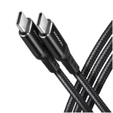 Дата кабель USB-C to USB-C 3.0m v3.2 Gen 1 PD 60W 3A black AXAGON (BUCM3-CM30AB)