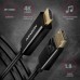 Кабель мультимедійний DisplayPort M to HDMI M 1.8m 4K30Hz black AXAGON (RVD-HI14C2)
