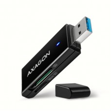 Зчитувач флеш-карт AXAGON USB-A 3.2 to SD/microSD 5Gbps black (CRE-S2N)