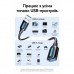 Дата кабель USB 3.2 AM/AF 1.5m 10Gbps PVC black Vention (CBOBG)