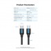 Дата кабель USB 3.0 AM/AM 1.5m PVC black Vention (CONBG)