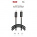 Дата кабель USB-C to USB-C 1.0m 27W black XO (XO-CB-300CC-BK)