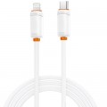Дата кабель USB-C to Lightning 1.0m 27W white XO (XO-CB-300CL-WH)