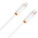 Дата кабель USB-C to Lightning 1.0m 27W white XO (XO-CB-300CL-WH)