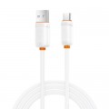 Дата кабель USB 2.0 AM to USB-C 1.0m 3A white XO (XO-CB-300UC-WH)