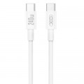 Дата кабель USB-C to USB-C 1.0m 240W white XO (XO-CB-240CC-WH)