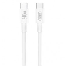 Дата кабель USB-C to USB-C 1.0m 240W white XO (XO-CB-240CC-WH)