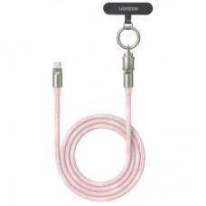 Дата кабель USB-C to USB-C 1.2m 60W pink Ugreen (35510)