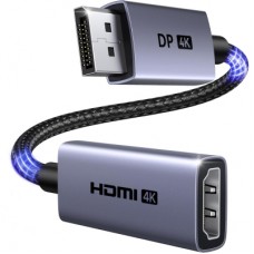 Кабель мультимедійний DisplayPort M to HDMI M 4K60Hz 18Gbps HDR10 3D Ugreen (95418)