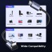 Кабель мультимедийный HDMI M to HDMI M 2.0m 8K60Hz 48Gbps braided black Ugreen (85169)