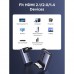 Перехідник HDMI M to HDMI F 8K60Hz 48Gbps 90° corner black Ugreen (85632)