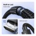 Кабель мультимедійний HDMI M to HDMI M 10.0m 8K60Hz 48Gbps braided Ugreen (95966)
